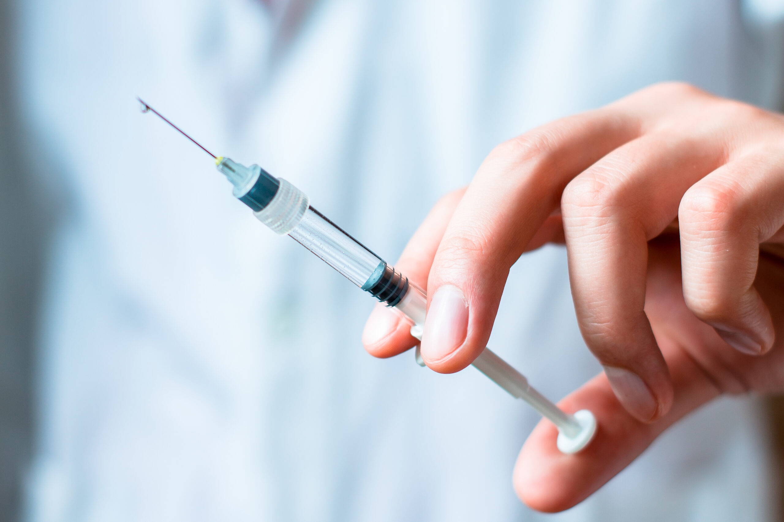 Syringe, medical injection