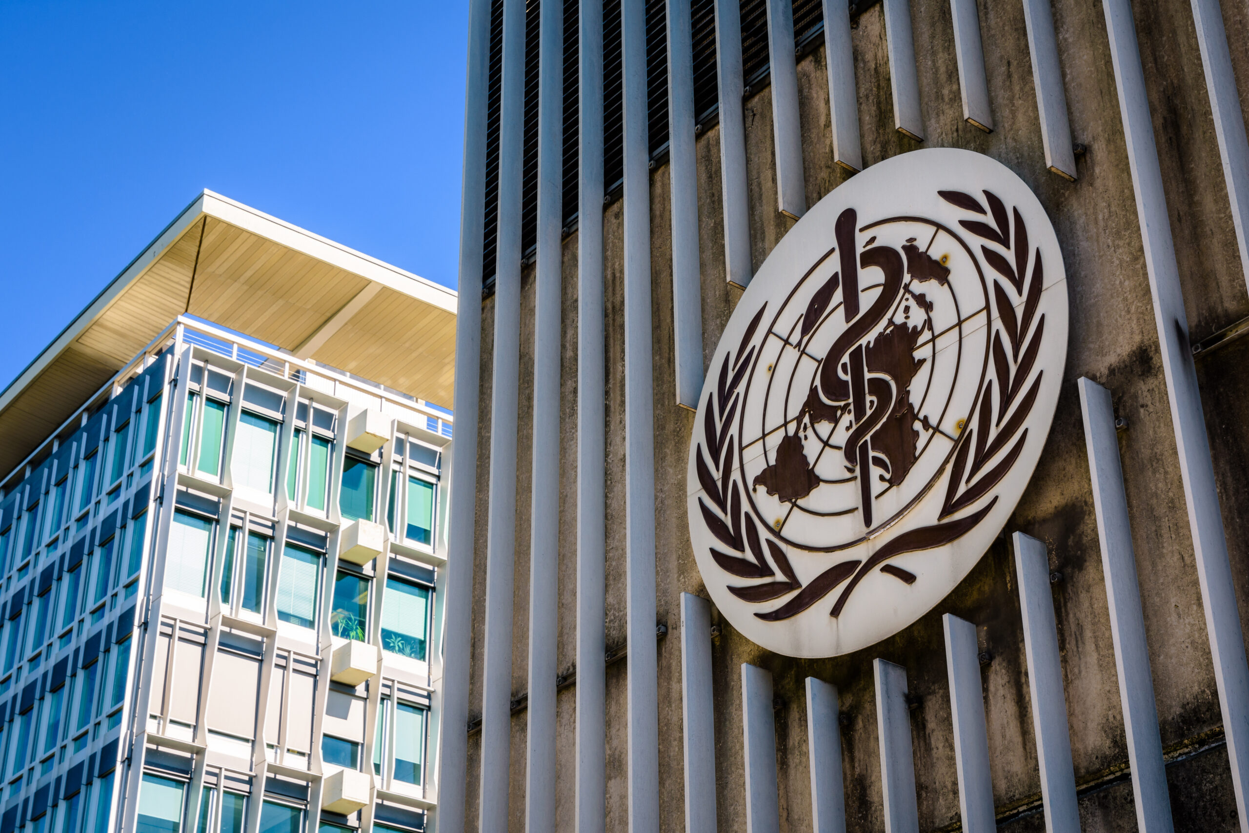 The World Health Organization (WHO) headquarters in Geneva, Switzerland.